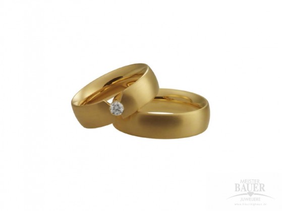 Trauringe Partnerringe Platin 950/- Gelbgold 750/-, Paar Trauringe Partnerringe Platin 950/- Gelbgold 750/-, Paar
