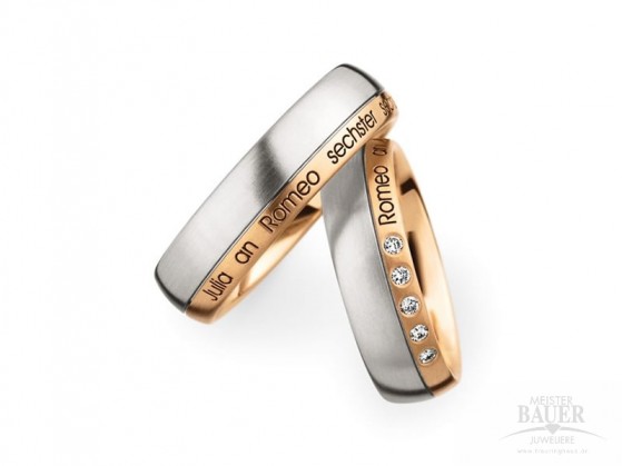 Trauringe Partnerringe Platin 950/000 Rotgold 750/000 Trauringe Partnerringe Platin 950/000 Rotgold 750/000