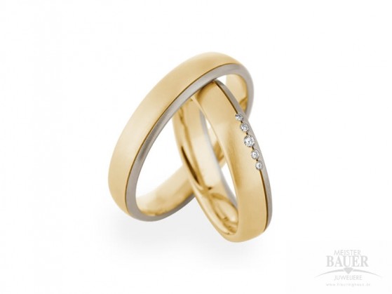 Trauringe Partnerringe Gelbgold Weißgold 585/000 Trauringe Partnerringe Gelbgold Weißgold 585/000