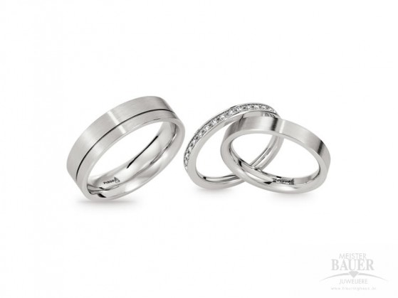 Trauringe Partnerringe Beisteckring Weißgold 750/- Trauringe Partnerringe Beisteckring Weißgold 750/-