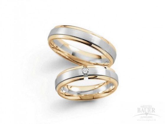 Trauringe Partnerringe Apricot Weißgold 585/000 Trauringe Partnerringe Apricot Weißgold 585/000