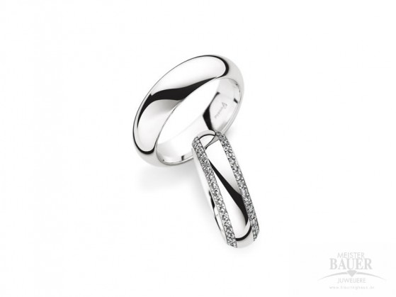 Trauringe Partnerringe Weißgold 750/- Trauringe Partnerringe Weißgold 750/-