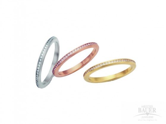 Memoirering Beisteckring Weißgold 585/000 Memoirering Beisteckring Weißgold 585/000