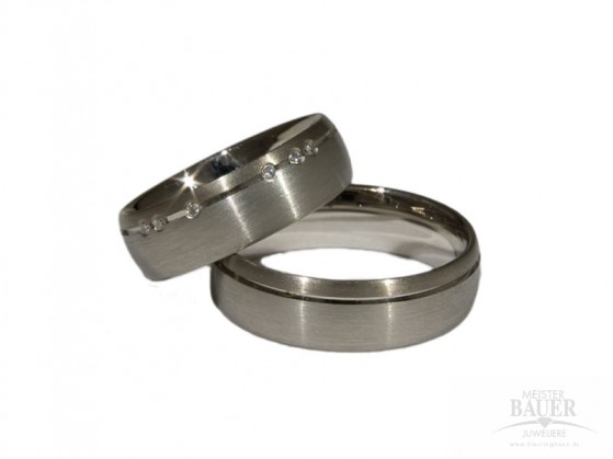 Trauringe Partnerringe Platin 950/- Weißgold 750/-, Paarpreis Trauringe Partnerringe Platin 950/- Weißgold 750/-, Paarpreis