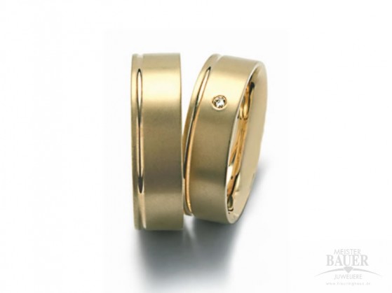 Trauringe Partnerringe Gelbgold 585/- , Paar